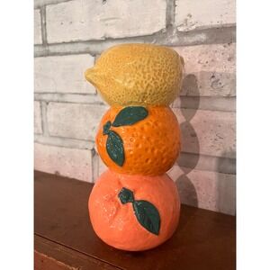 Stacked Citrus Novelty Vase Target Bullseye Playground Orange Lemon